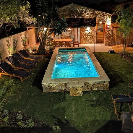 Mezzanotte Le Brusc 80m De La - Climatisation-piscine-parking Villa Six-Fours-les-Plages